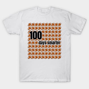 100 days smarter football T-Shirt